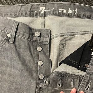 7 for all mankind grey jeans